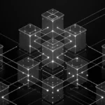 Abstract software architecture showing interconnected modules and a clearly defined central decision boundary. architecture decision records
